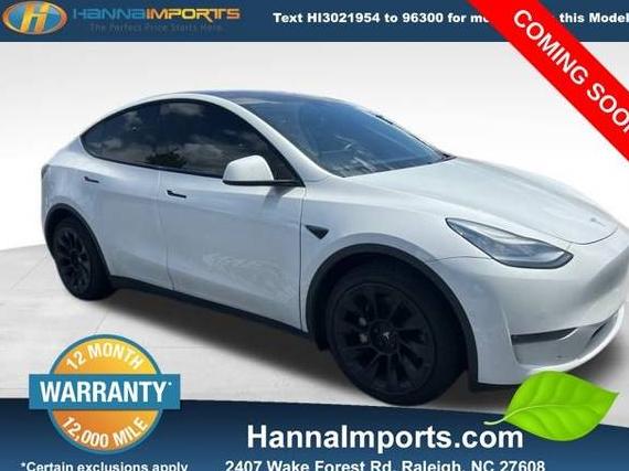 TESLA MODEL Y 2020 5YJYGDEE1LF012707 image